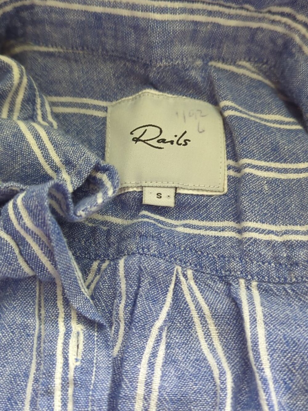 Soft casual striped collared shirt